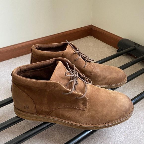 BORN Men Sampson Nubuck Leather Boots - NEW NWOB - Picture 7 of 9